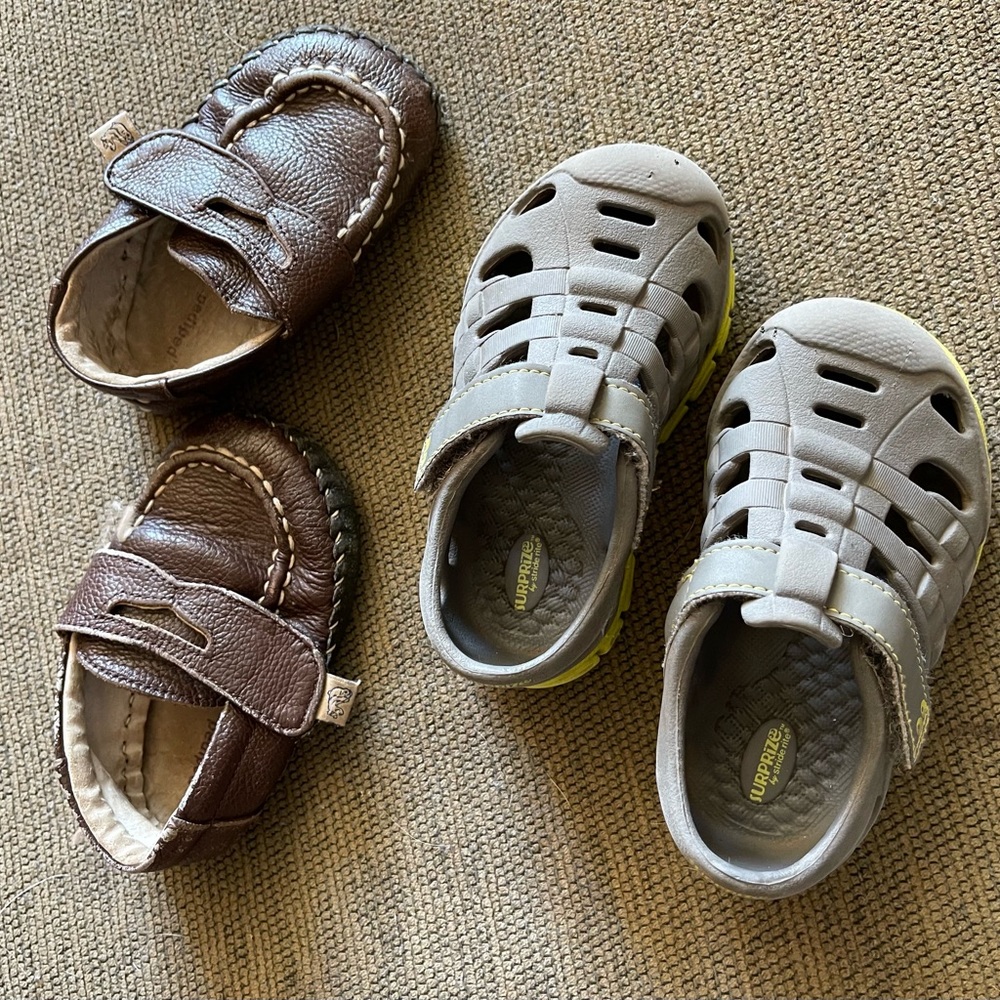 🔴Bundle Surprize Water Shoes & Pediped Slip On Baby Kids Sneakers Shoes Toddler